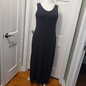 Apt. 9 Black Maxi Lightweight Knit Dress Size Large, Versatile